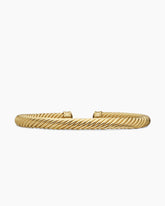 Cable Cuff Bracelet in 18K Yellow Gold, 7mm